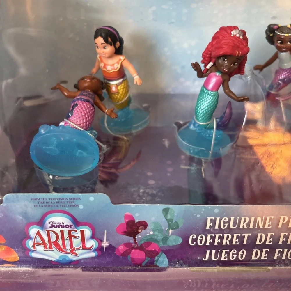 *NEW* Disney Junior Ariel‎ Mini Figure Set - 5pk